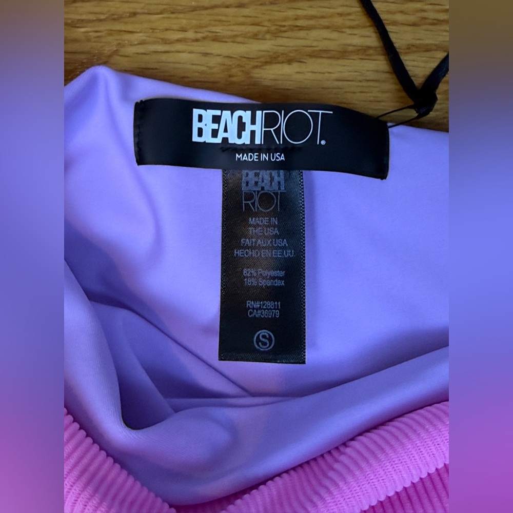 Beach Riot Joyce One Piece Sublime Spring Colorblock- Size Small - Picture 13 of 16